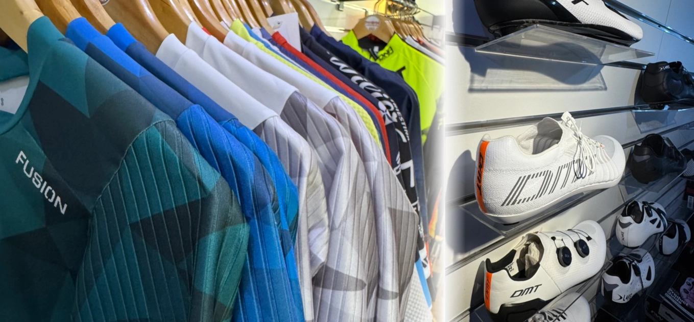 Bekleidung im Free Wheels Shop