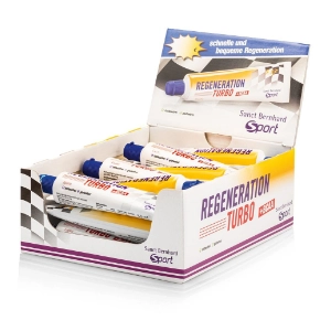 Energieriegel, Gels, Getränkepulver und Recovery als Nahrungsergänzung von der Firma Sanct Bernhard Sport gibt es exklusiv bei Free Wheels in Pillnach/Kirchroth.